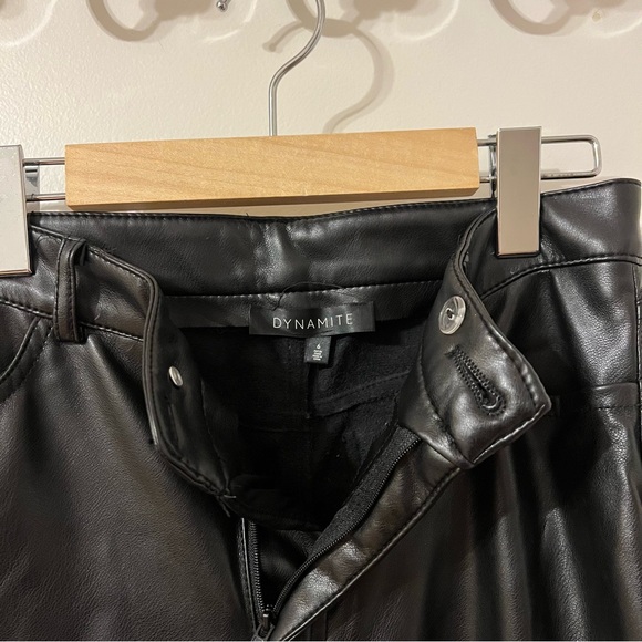 Straight Leg Faux Leather Pants - Picture 8 of 8